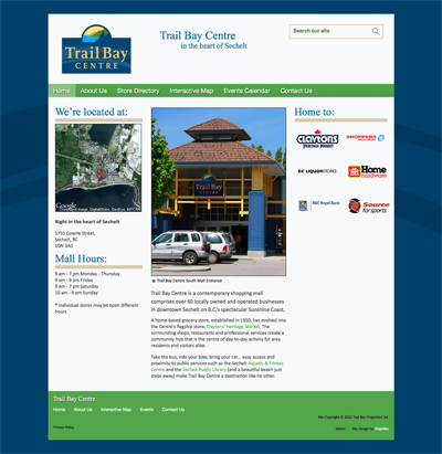 Trail Bay Centre Website
